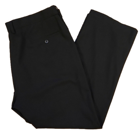 J.M. Haggar Black Classic Fit Dress Pants - Picture 2 of 8